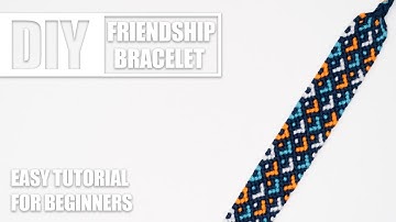 V Dots Lines Macrame Friendship Bracelets | Easy Tutorial for Beginners