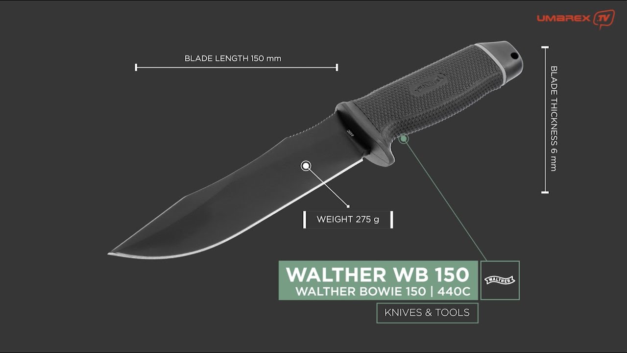 Walther 150 KNIVES TOOLS | product presentation - YouTube