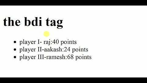 The HTML bdi tag ! #coding #htmltags #html #html5 #htmltutorial