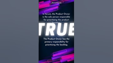 LEARN SCRUM 18: #ScrumGuide #Agile #Kanban #scaledagileframework #Lean #study #quiz #shorts