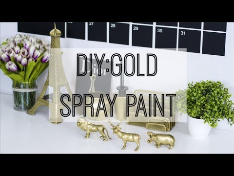 6 Best Ever DIYs Using Gold Spray Paint