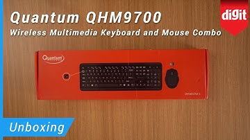 Quantum QHM9700 Wireless Multimedia Keyboard and Mouse Combo Unboxing