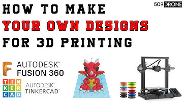 How to make your own 3D print designs [ Beginner Friendly ]