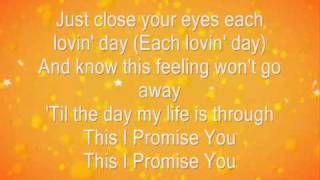 This I Promise You by N'Sync (Lyrics)