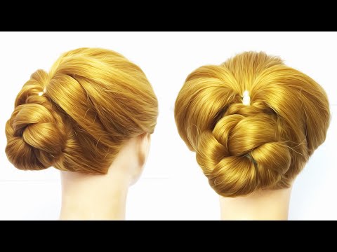 Hot open hairstyle for farewell party | front fishtail braid with puff |  hairstyle for girls - YouTube