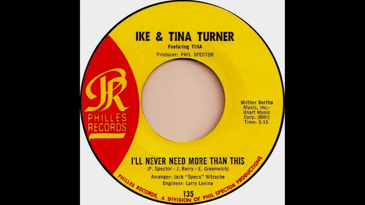 Ike & Tina Turner ～I'll Never Need More Than This～ HQ