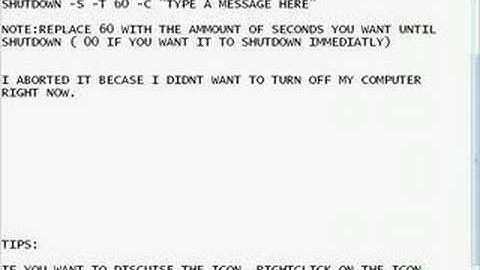 Create Desktop Shutdown Icon (AMAZING TRICK!)!