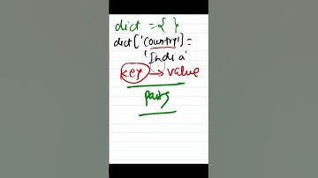 Python - 020 : What is dictionary in Python ? #python #pythonprogramming #pythontutorial