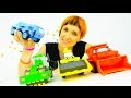 Игрушки из мультика - Машинки Боб Строитель и Маша