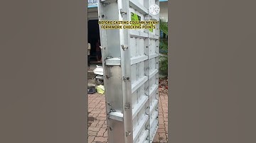 COLUMN MIVAN FORMWORK CHECKING POINTS II MIVAN SHUTTERING II MIVAN TECHNOLOGY