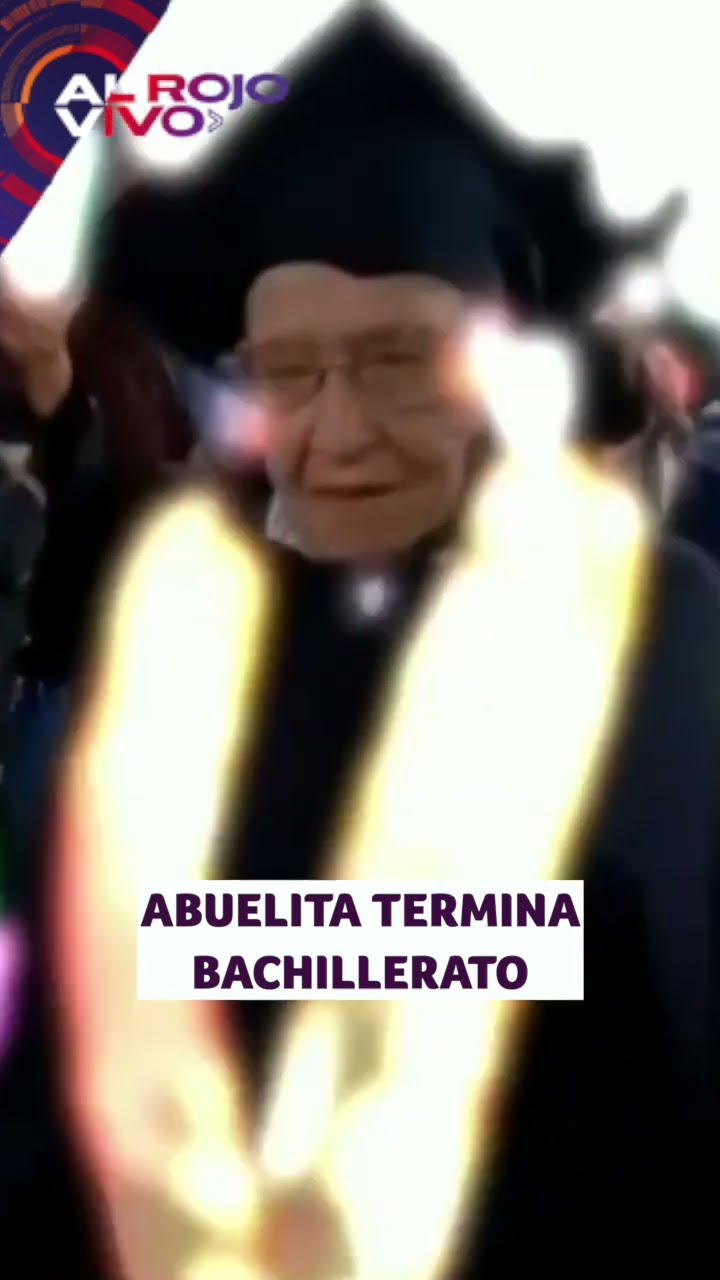 Abuelita termina su bachillerato a sus 84 años en Colombia | ARV
