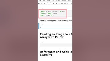 Converting an Image to a NumPy Array! #python #programming