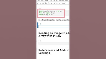 Converting an Image to a NumPy Array! #python #programming