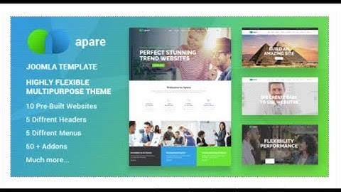 Apare - Responsive Multi-Purpose Drag and Drop Joomla Theme | Themeforest Templates