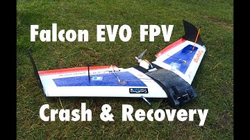 Falcon EVO FPV - CRASH & Recovery [HD & OSD]