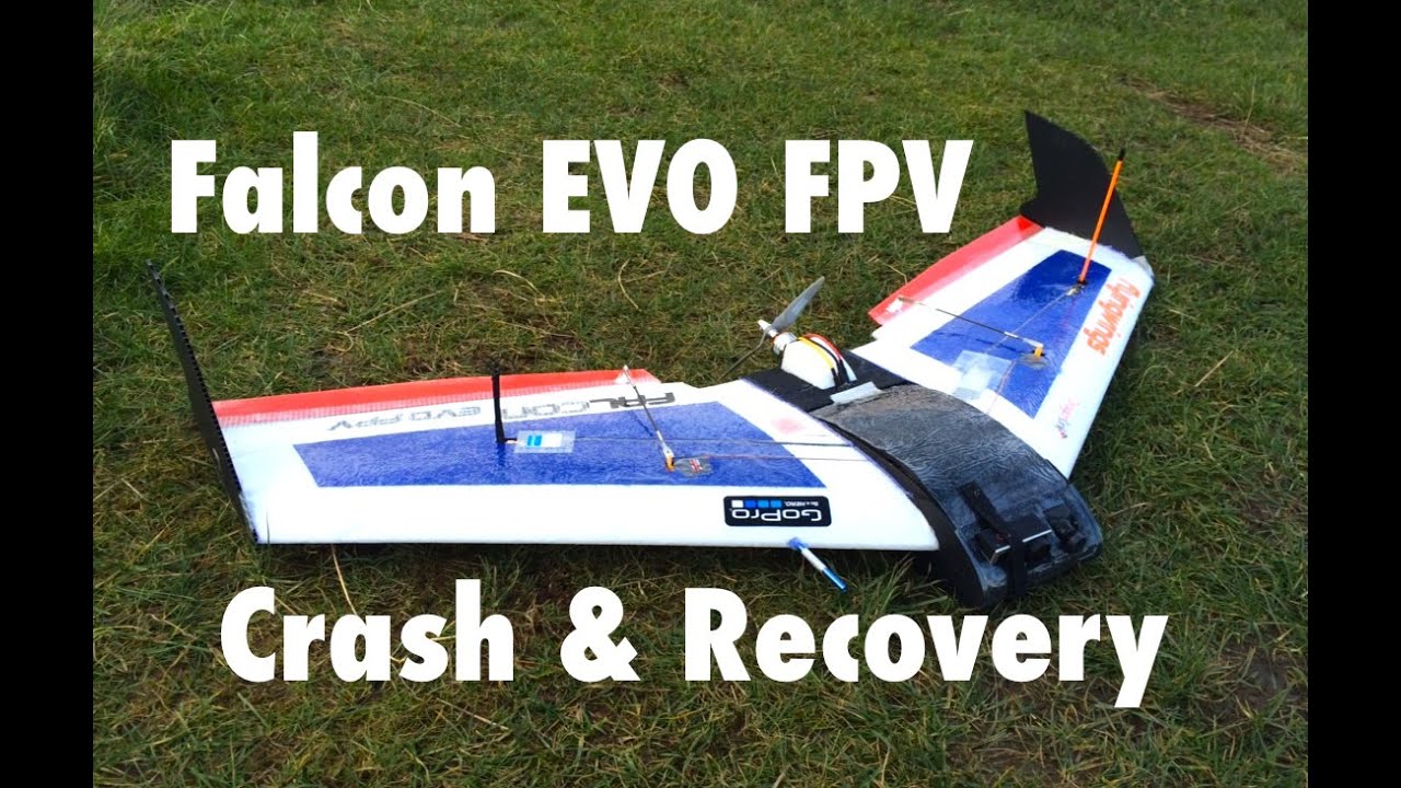 Falcon EVO FPV - CRASH & Recovery [HD & OSD] - YouTube