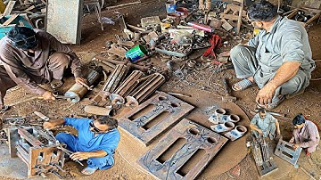 Today we prepared the fodder cutter Part of fodder cutting machine on Lathe Machine in Local factory