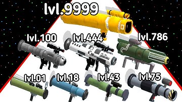 (2025) Bullet Stack Merge Run Level Up Bullet All_Level Gameplay