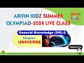 General knowledge gk2 universe class by arifinkidz