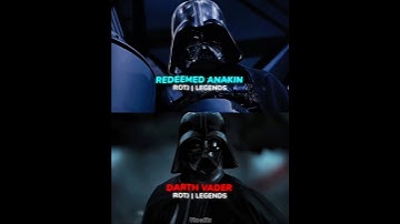 Darth Vader vs Redeemed Vader #shorts