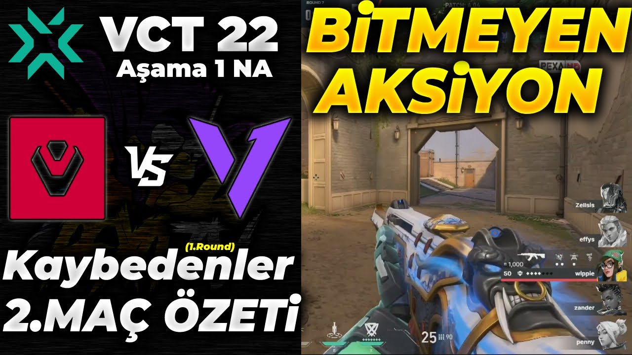 EFSANE! Sentinels vs Version1 2. Maç Özeti | VCT NA Challengers Lower Round
