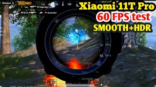 WOW😱Xiaomi 11T Pro Pubg graphics test | SMOOTH HDR 60 FPS😍Mi 11t Pro Pubg test & 4 Finger Gyroscope