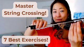7 Best Practice Steps to Master String Crossing | Violin Technique | Violin Tutorial