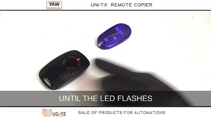 Multi-brand universal copying remote control for gates