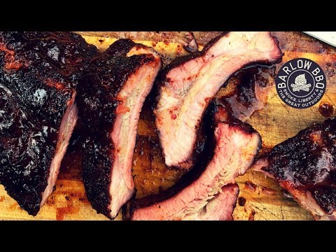 Smoked Baby Back Ribs with Whiskey Ghost Pepper Glaze on the Weber Kettle Grill | Barlow BBQ