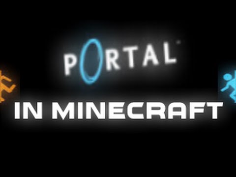 Minecraft - VANILLA PORTAL GUN! - 1.8 Mechanic Showcase