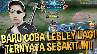 LESLEY DARI EARLY GAME JUGA UDAH SAKIT!!! - Mobile Legends