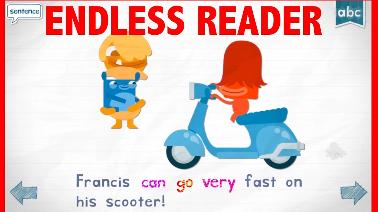 Play Learn Endless Reader The Word Go Endless Alphabet Youtube