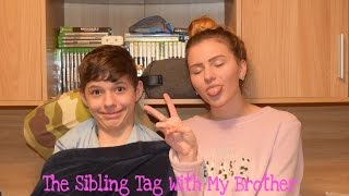 The Sibling Tag With My Brother Pinksparkle