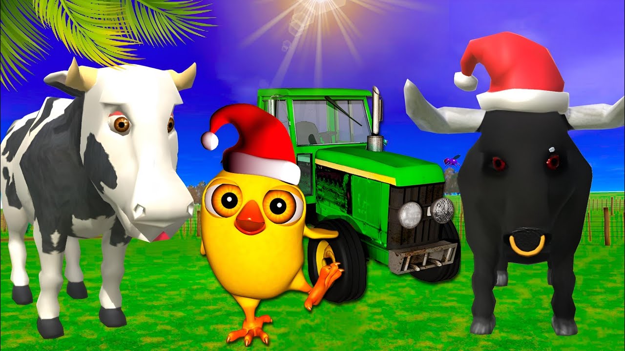 el Pollito pío 3d - Juego del Pollito y el Tractor de Canciones de la ...