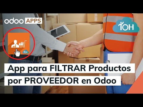 App para ✅ Filtrar PRODUCTOS por PROVEEDOR en Odoo: Compras, Contratos y Facturas proveedor