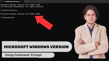 How to check Microsoft windows version using command prompt?