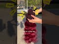 POV: You found the SHINIEST 99J bundles on the planet ✨🍷 #hairstyle #redhair