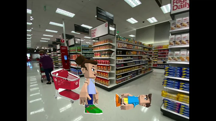 Nestor misbehaves at Target
