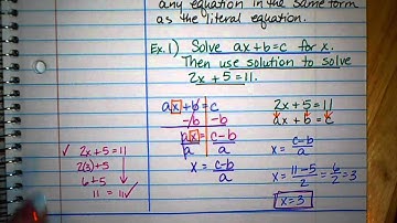 ALG: 3.8 Rewrite Equations Formulas