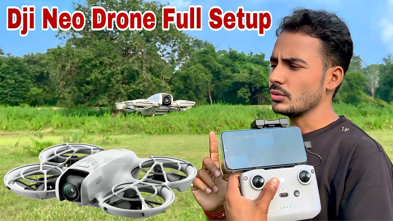 How to Setup And Fly DJI Neo 4k Drone |dji neo drone full setup - YouTube