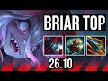 BRIAR vs K'SANTE (TOP) | EUW Diamond | 26.10