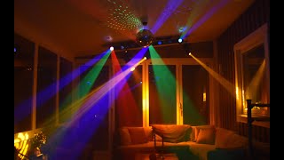 Home Disco lights Party Room Dmx Programming. Warriors of love