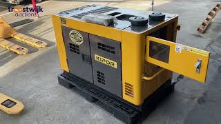 Kipor KDE12STA3 generator set-auction 43118-6