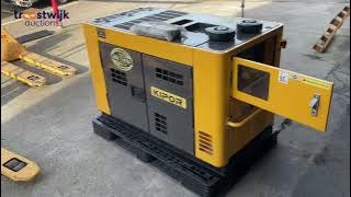 Kipor KDE12STA3 generator set-auction 43118-6