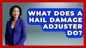 What Does A Hail Damage Adjuster Do? - Weather Watchdog