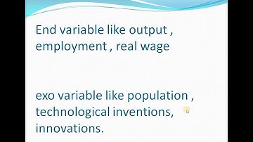 endogenous and exogenous variable .