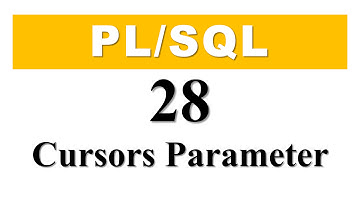 PL/SQL tutorial 28: Cursor Parameter In Oracle Database By Manish Sharma