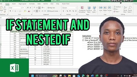 Master IF Statements in Excel | IF, Nested IF, AND, IFS Explained #excel #datavisualization  #excel