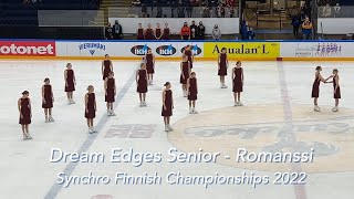 Dream Edges Senior - Synchro Finnish Championships 2022 - Muodostelmaluistelun SM 2022