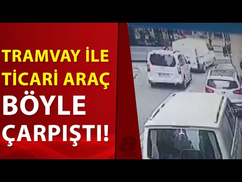 İstanbul'daki tramvay kazası kamerada! | A Haber